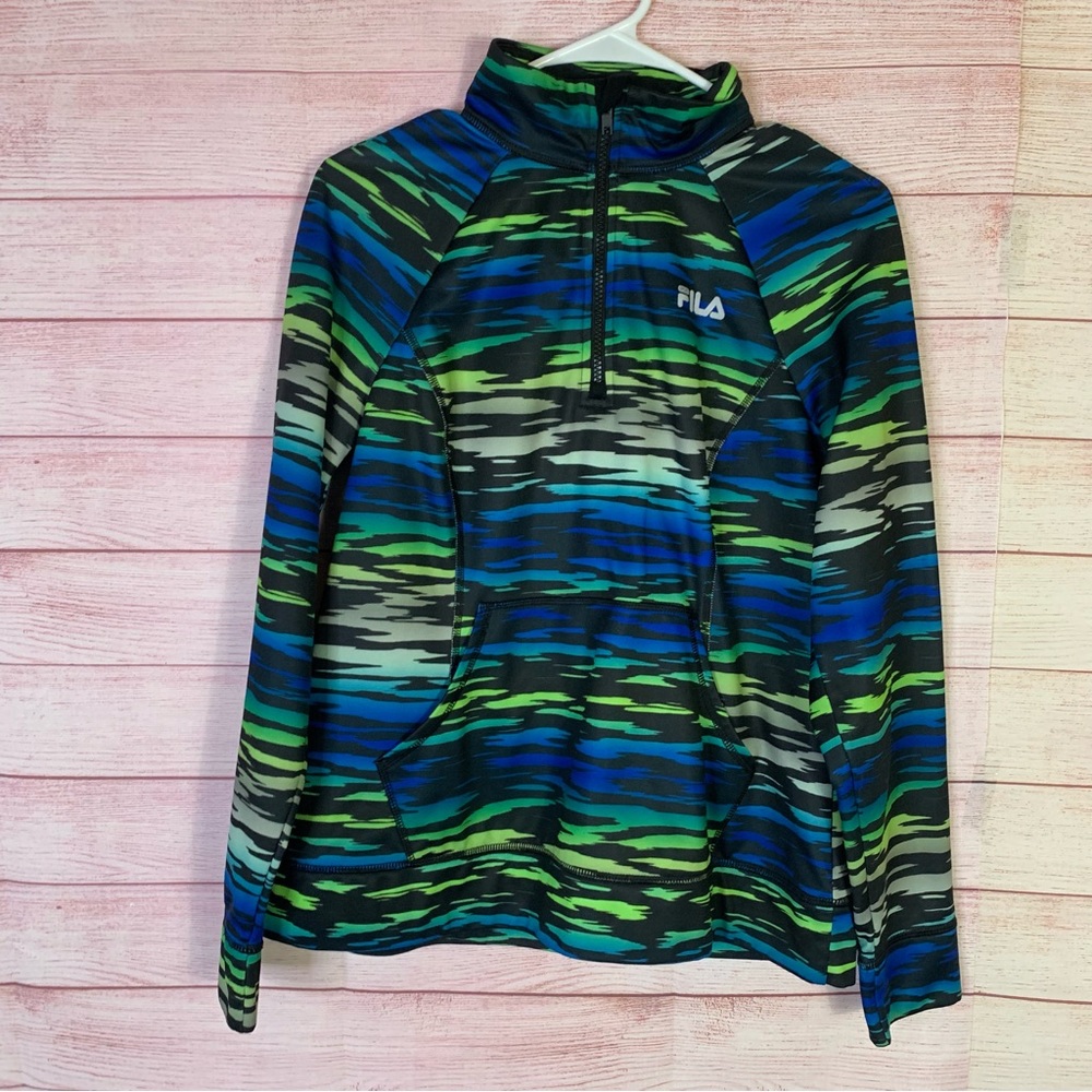 Fila Sport 3/4” Zipper Pullover‎ Jacket Shirt Size Medium